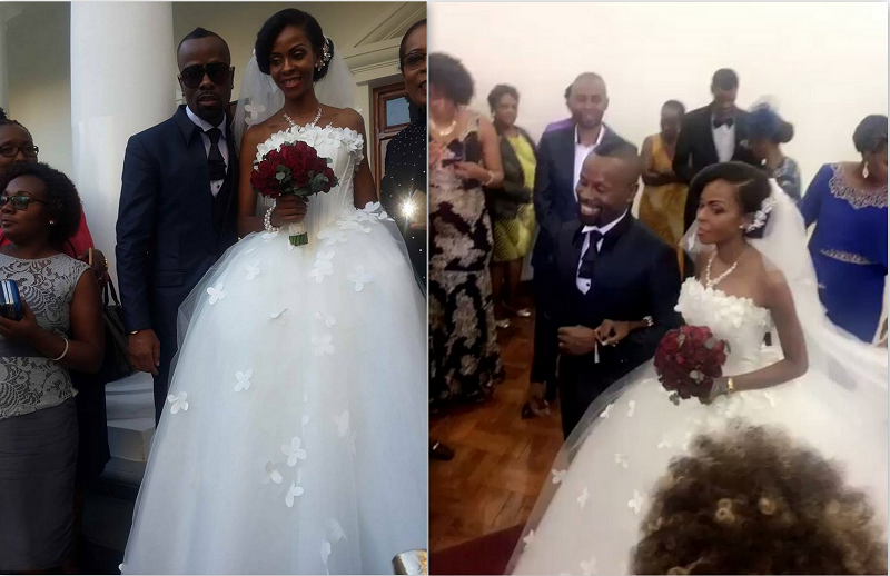 Denny OG, de 39, e sua companheira Nhelete Mondlane de 35 anos de idade, celebraram a união na Matola.