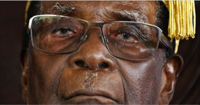 Os manifestantes de Irate zim cercaram a residência de Mugabe, o presidente desenvolve pressão arterial alta e apreensões cardíacas intermitentes.