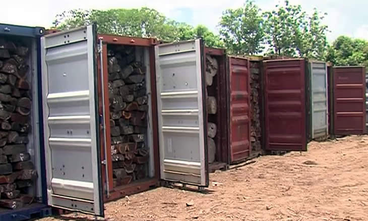 a Polícia da República de Moçambique, culminou com a apreensão de 26 contentores de madeira, pertencente a um operador de nacionalidade chinesa