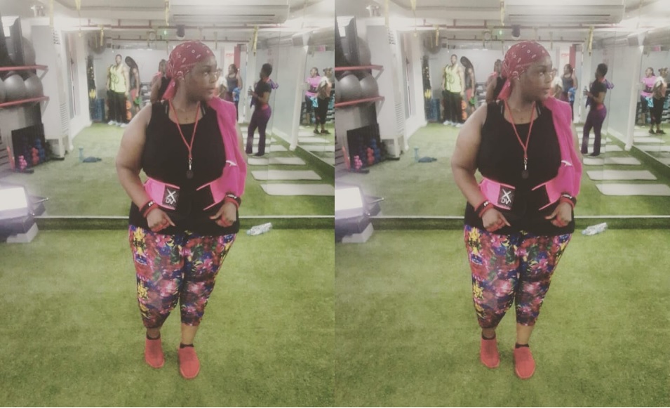 A cantora moçambicana Júlia Duarte comemorou o seu regresso ao ginásio para lutar contra o excesso de peso depois de uma pausa devido ao  nascimento do seu primeiro filho
