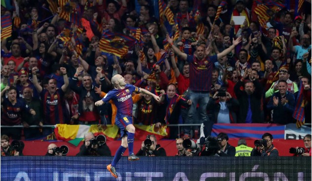 O Barcelona é o atual tetracampeão do torneio. A partida foi ainda mais especial para Andrés Iniesta.O veterano está de saída do clube catalão