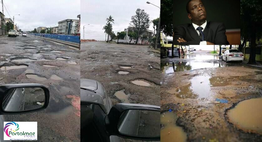 O estado das estradas na cidade da Beira, em Sofala, é precário e em algumas vias já não há condições para circular, Daviz Simango