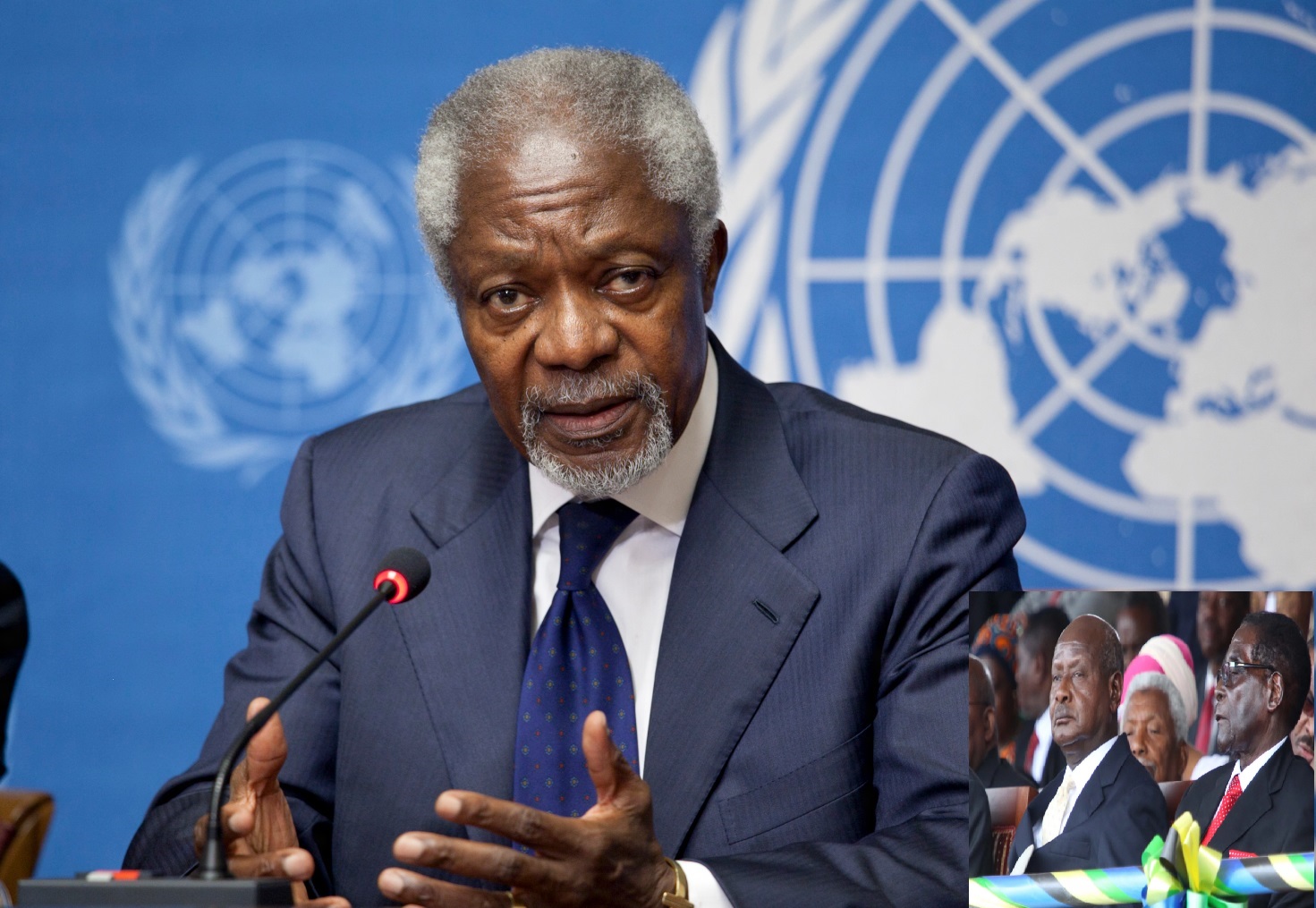 Essa visão chocante foi feita para inspirar os africanos a escolher homens e mulheres mais jovens e melhores no poder, em vez de homens idosos, Kofi Annan