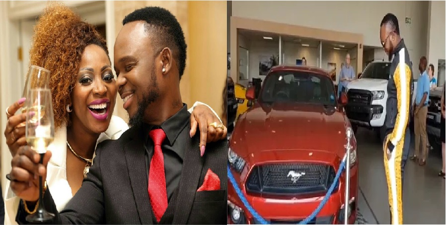 A cantora moçambicana Liloca foi às redes sociais felicitar o companheiro, Mr Bow pela aquisição do novo carro Mustang GT 2018