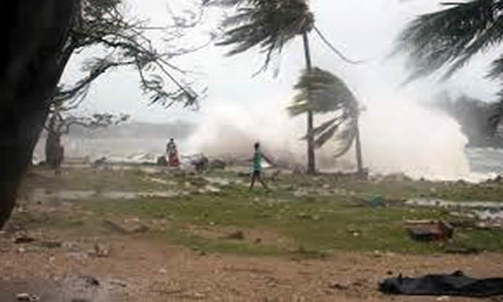 INAM alerta mau tempo para zona Centro e Sul do país