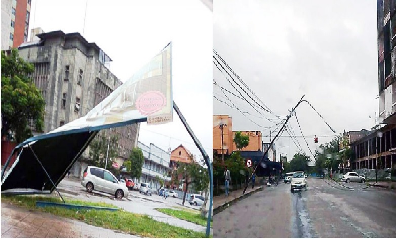 Cidade da Beira às escuras, submersa e sem comunicações