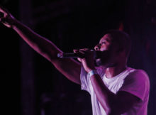 Rapper moçambicano Azagaia em concerto no Franco-Moçambicano