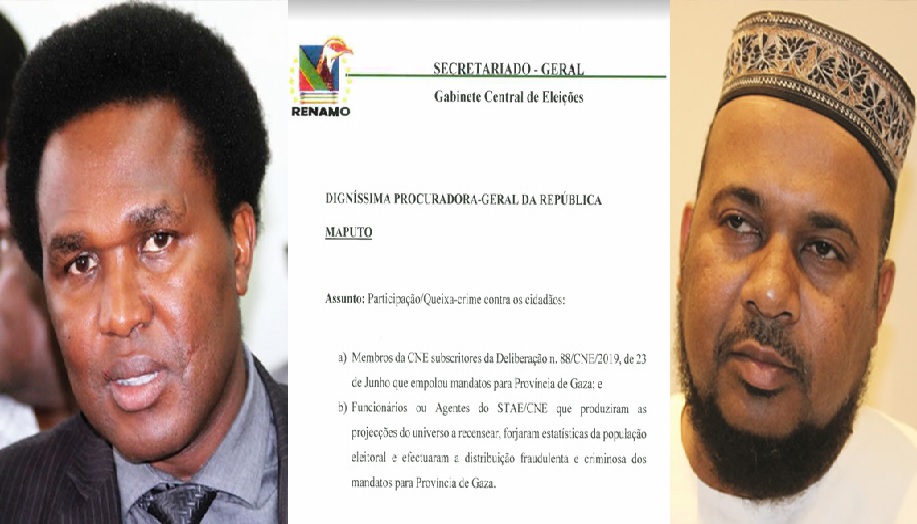 RENAMO submete queixa-crime contra subscritores da deliberação 88 da CNE e STAE