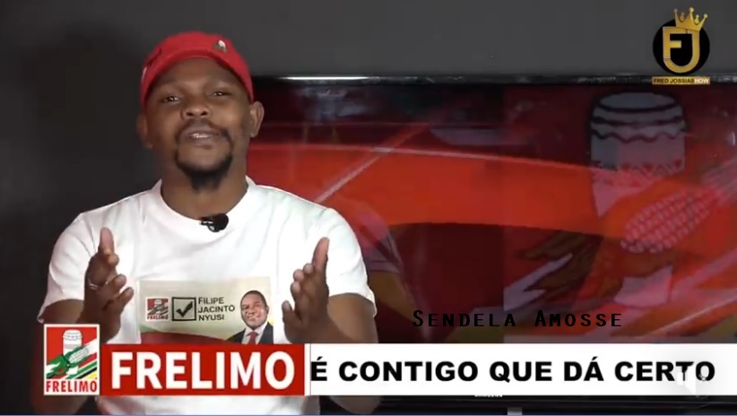 Fred Jossias alvo de severas críticas por aparecer num vídeo apoiando a FRELIMO