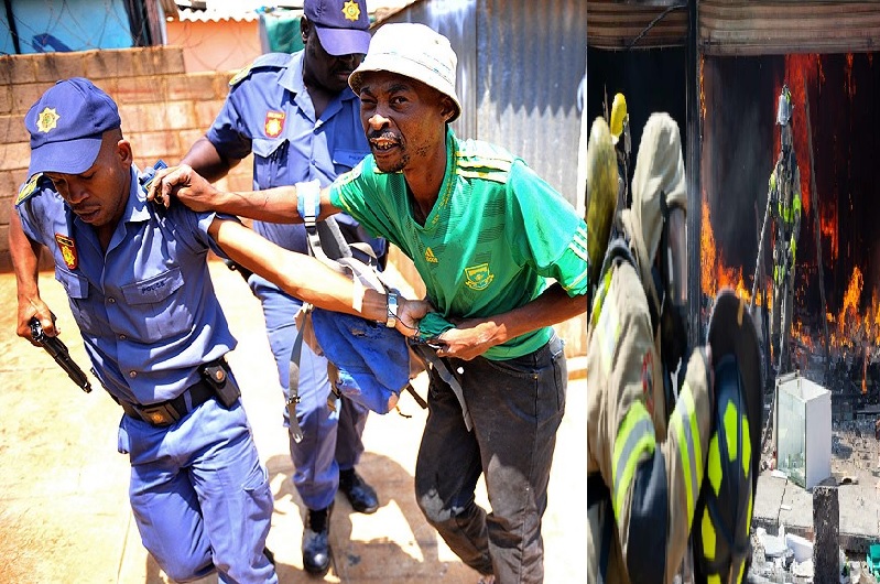 Mais de cem detidos após 24 horas de violência na África do Sul