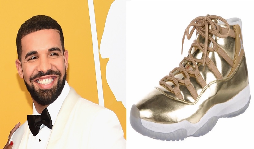 Drake manda fazer sapatilhas de ouro, apenas para si