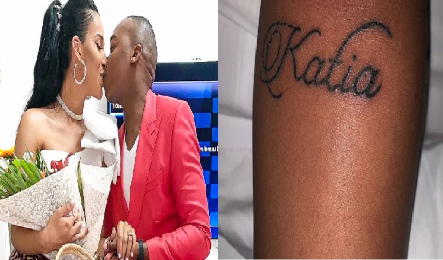 Guyzelh Ramos faz Tatuagem com o Nome da sua Mulher, a Katia