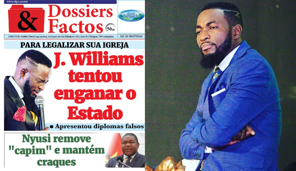 Joe Williams manda comprar todos jornais que o desmascaravam para os destruir