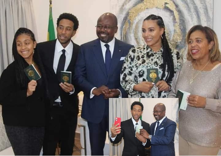 Rapper Ludacris e família tornam-se oficialmente cidadãos da nação africana Gabão