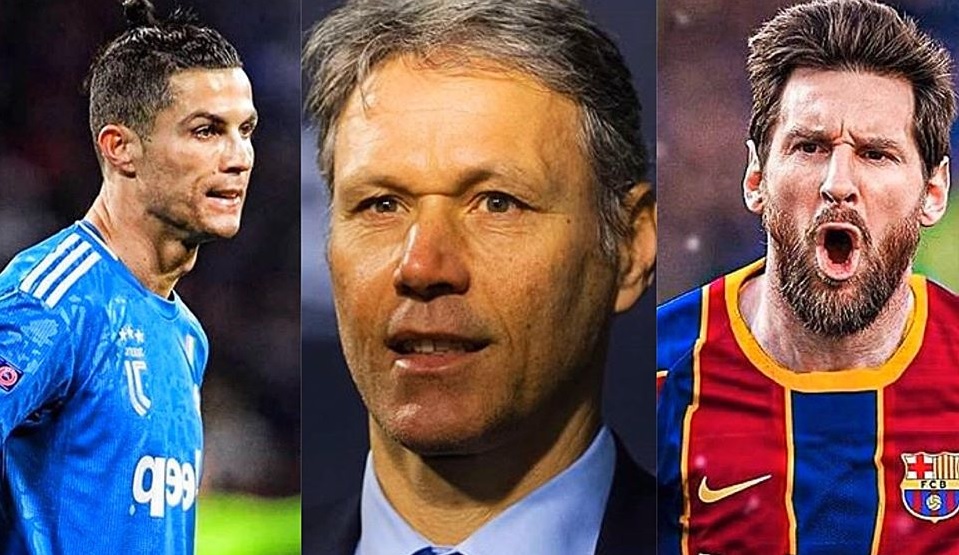 “Quem diz que Ronaldo é melhor do que Messi não entende de futebol”, diz Van Basten