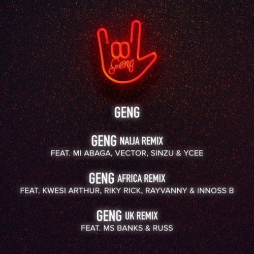 Mayorkun ft. Riky Rick, Kwesi Arthur, Rayvanny, Innoss’B – Geng (Africa Remix) [2020] DOWNLOAD MP3