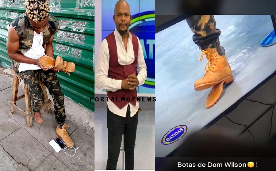 Dom Wilson recusa oferta das novas botas de Fred Jossias em directo